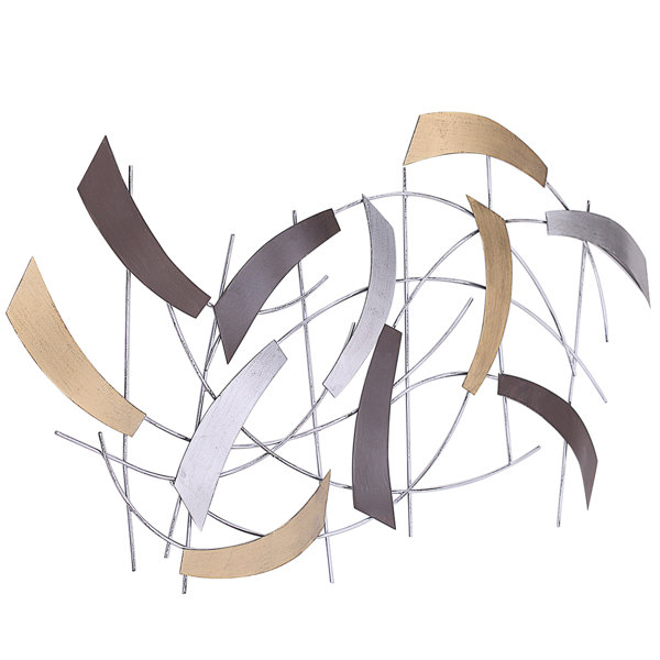 Horizontal and Vertical Signature III Metal Wall Decor You'll Love